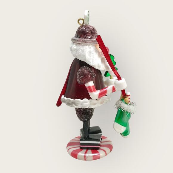 Hallmark Candy Claus Christmas Ornament Santa Noel Nutcracker 2008 - Picture 4 of 9